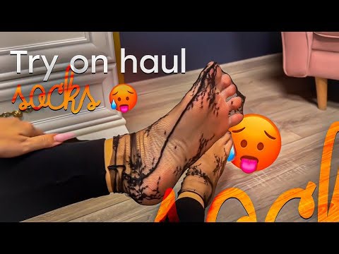 Monica’s Powerful Try On Haul – Socks Edition
