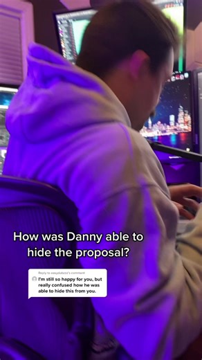 How Danny Hid the Proposal | Gamer Streamer Fiance Couple