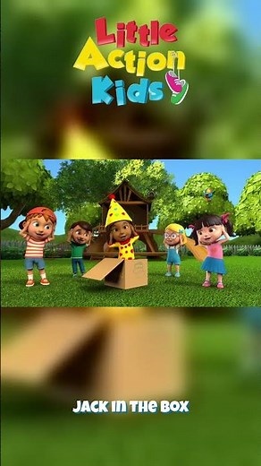 Jack in the Box 🎶 | Kids Action Dance #Shorts