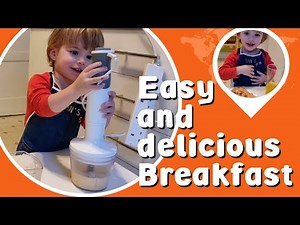 Two years old makes breakfast | Ryan surprised everyone with this recipe! It's so delicious and easy