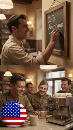 Why is an Italian espresso drink named after Americans?