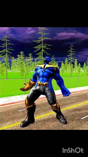 colourful Thomas Train versus colourful thanos fighting in Indian bikes driving 3D