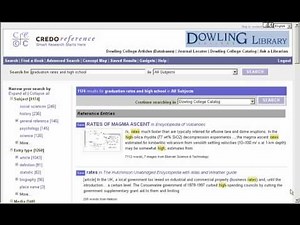Database Searching Tips
