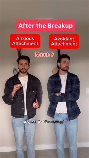 Cole Zesiger - Relationship/Breakup Coach on Instagram: "This video is missing something… I showed what could happen if someone with anxious attachment uses the benefits of their attachment style to work toward self improvement while the avoidant person just kept on going. Sometimes though, the anxiously attached person just sits in anxiety and doesn’t improve either. Whether you have an anxious or an avoidant attachment style, you’re not stuck! Comment APPLE for help breaking these patterns so