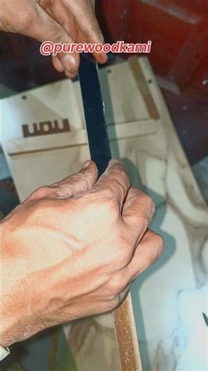 Perfect PVC Edge Banding on Wood | Satisfying Finishing That Looks Premium 😍