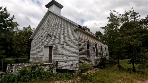 Abandoned 150-year-old African American church still intact inside