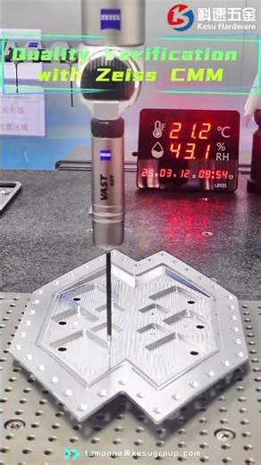 Zeiss CMM | Dimensional Accuracy Inspection #CustomMachining #InspectionProcess