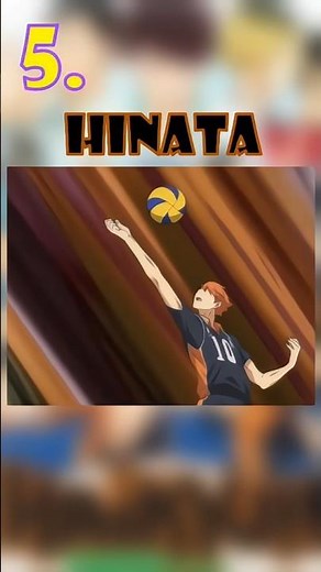 Haikyuu Top 10 Strongest Characters Ranked Hindi* #shorts