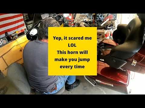 How to add your horn to Harley factory security alarm system.
