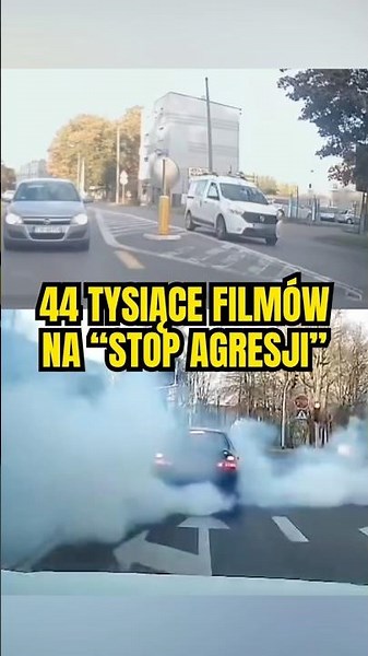🎬 Ponad 44 000 filmów wysłano na policyjne skrzynki „STOP AGRESJI DROGOWEJ” w 2025 roku 🤨