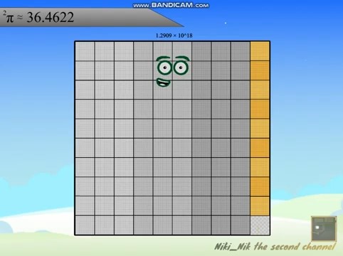 搬运：Tetrations of π Numberblocks Band