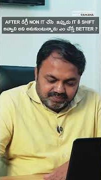 Want to shift from Non IT to IT? | Career Guidance with Ramana