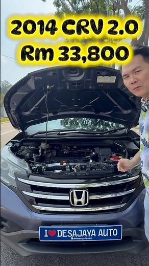 CR-V 2014 🔥Engine compartment clean & well maintained by Honda Malaysia