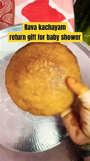 Salem Famous Rava Kachayam 😍 | Rava Appam Return Gift Idea 💛 #shorts #returngifts