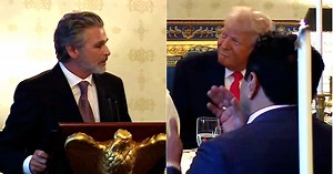 Trump Smiles As Pastor Tells Him ‘God Assigned An Angel’ To Save Him From Assassin