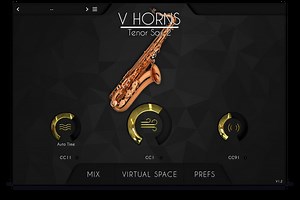 VHorns Tenor Saxophones by Acousticsamples - Tenor Saxophone Plugin VST VST3 Audio Unit AAX