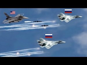 13 Minutes Ago! An F-16C Fighter Jet Shot Down a Russian SU-57 Fighter Jet Over Kursk Airspace