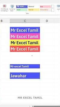 How to Create Your Own Text Style in Excel | Customize Fonts in Excel Tutorial