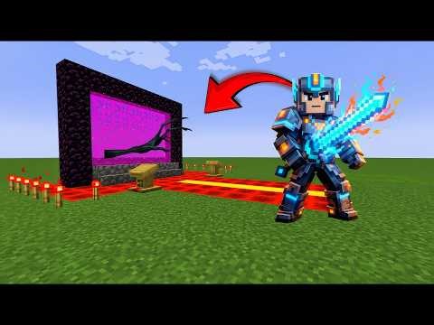 I Built a SECRET ROBLOX PORTAL in Minecraft… It Actually WORKED!