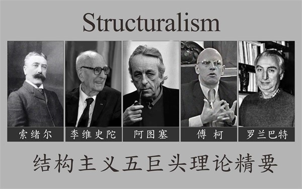 结构主义 Structuralism 五大巨头—索绪尔、李维史陀、阿图塞、傅柯、罗兰巴特【陈世伦教授】