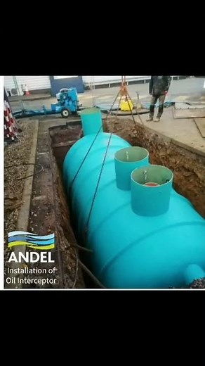 Andel Oil Interceptor Installation