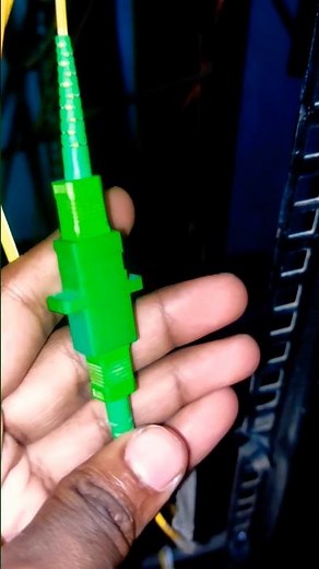 Fiber Optic SC/APC Connector Installation ⚡ | Quick Tutorial #Shorts