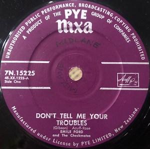 Emile Ford And The Checkmates - Don't Tell Me Your Troubles