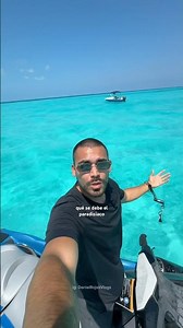 ¿A qué se debe el color azul turquesa de Cancún? 🩵🤯 #cancun #playa #yates