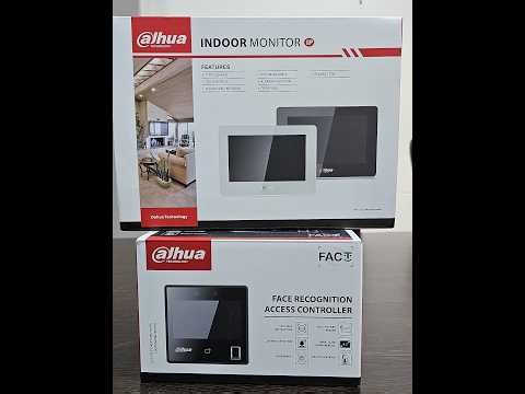 Dahua Face Recognition Access Controller ASI3214A-W & VTH5421HW video intercom configuration