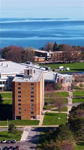 Flyover Friday - Campus in the spring