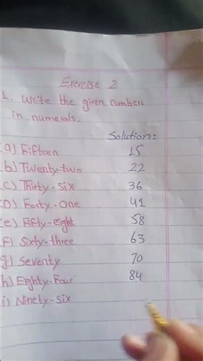 Mathematics #class two# chapter 1 # exercise 2