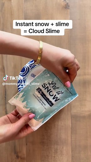 How To Make Cloud Slime with Instant Snow | Slime Tutorial