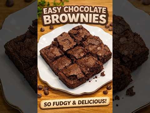 Easy Chocolate Brownie Recipe from Packet | Soft & Fudgy Brownies at Home