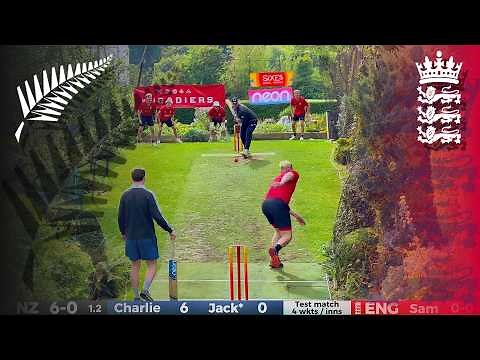 New Zealand vs England TEST MATCH | Backyard Edition | with ‪@thekiwicricketer‬