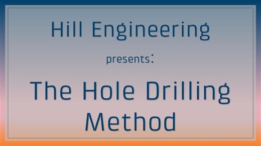 Residual Stress 101: The Hole Drilling Method | Hill Engineering, LLC