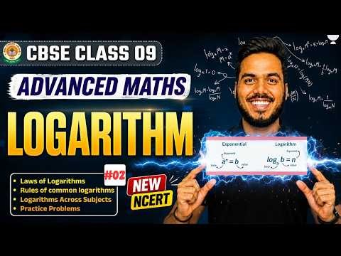 Logarithm Class 9 Advanced Maths | Chapter 1 | New NCERT 2026-27 | Abhinay Sir #advancemath