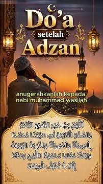 Dua After the Adhan