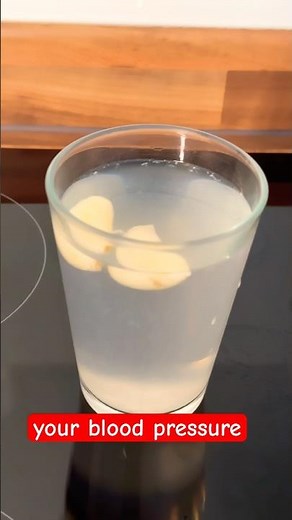 Say goodbye to your high blood pressure Garlic & Lime Detox Water (Overnight Soak Recipe) 🍋