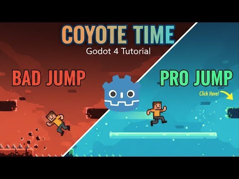 Easy Coyote Time in Godot 4: Make Your Platformer Feel Great! | ADVANCE JUMP Part I
