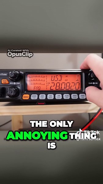 A cool little 10m HAM Radio that can also be modded for other frequencies 👀. Link in bio!