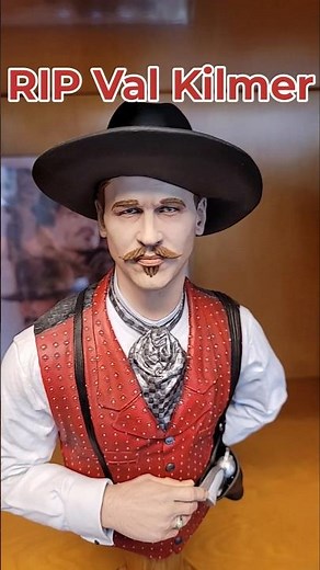 Val Kilmer Tribute | Doc Holliday Statue Bust Honors a Legend