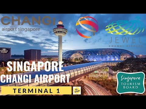 Singapore Changi Airport Terminal 1 ✈ & JEWEL | Walk Around (Mar 2023)