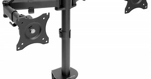 Full Motion Dual Monitor Desk Mount