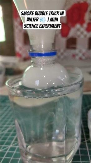 Smoke Bubble Trick in Water 💨 | Mini Science Experiment #experiment #tricks #hacks