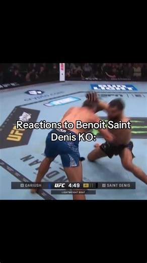 Benoit Saint Denis KO Reactions