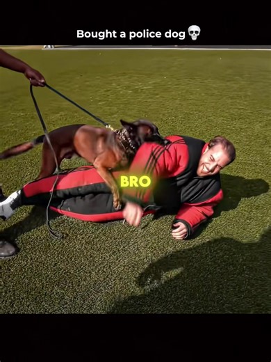 Bought a police guard dog💀 @Alex González #fxalexg #cars #dog | Guard Dog