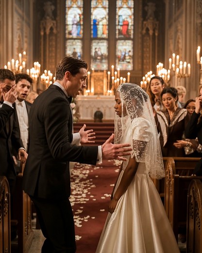 Billionaire Married the Bride No One Wanted — Then Froze When He Saw Her Face. Nia Carter, a 23-year-old Black woman, stood in the dark heart of a Chicago church, her breath caught under her uncle Gerald's choice of a shroud that made her feel like furniture sold to the highest bidder. She was broke, unemployed, and without a home when she met Julian Hayes, a 34-year-old CEO who was giving up his company's soul for a merger. As Nia walked down the aisle, her heart racing, the pews were full of w