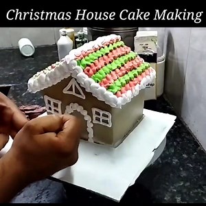 244K views · 5.5K reactions | Christmas House Cake Design | Santa House Cake | Sunil Cake Master | Facebook