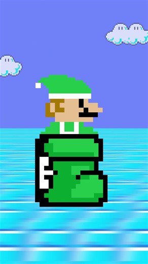 Finger Dance Challenge 294 #supermario #supermarioanimation #pixelart #brainrot #mario #luigi