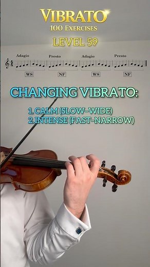 Vibrato - 100 Exercises #violin #violinist #violinpractice #vibrato #violinlesson #violintechnique